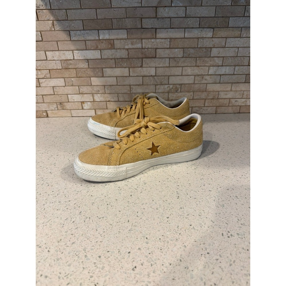 Converse One Star Pro Suede Sneakers Trailhead Gold Mens 7 Womens 8.5